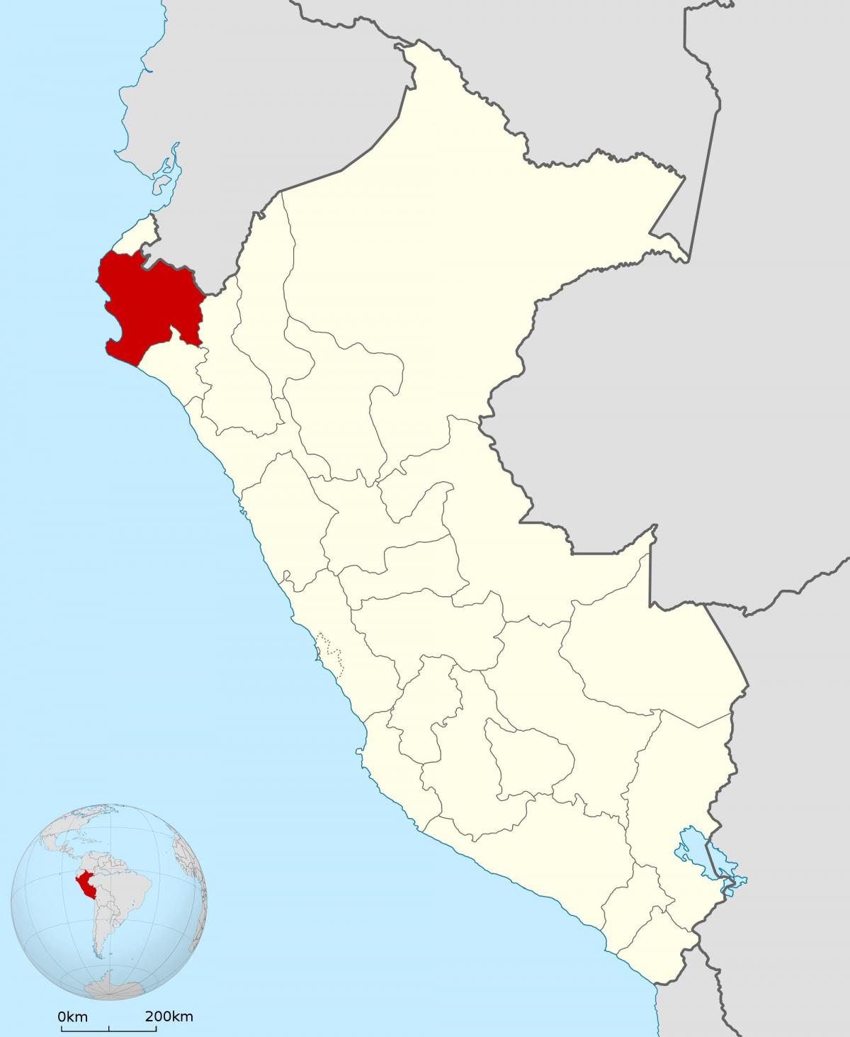 नक्शे के piura पेरू