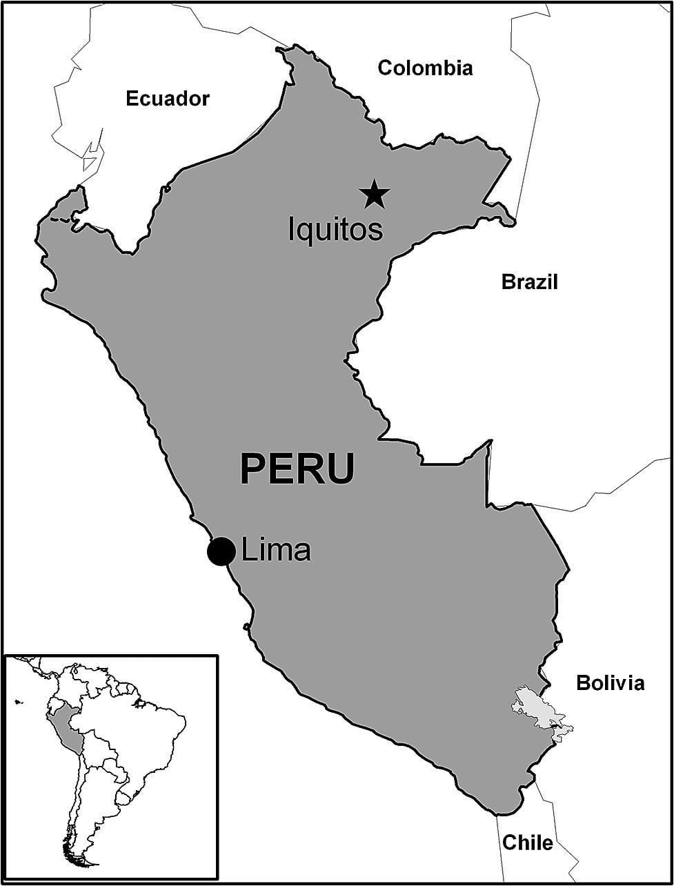 नक्शे के iquitos Peru
