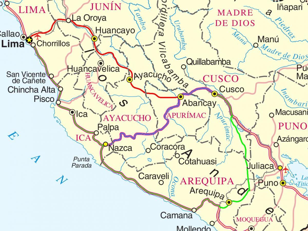 नक्शे के कस्को पेरू