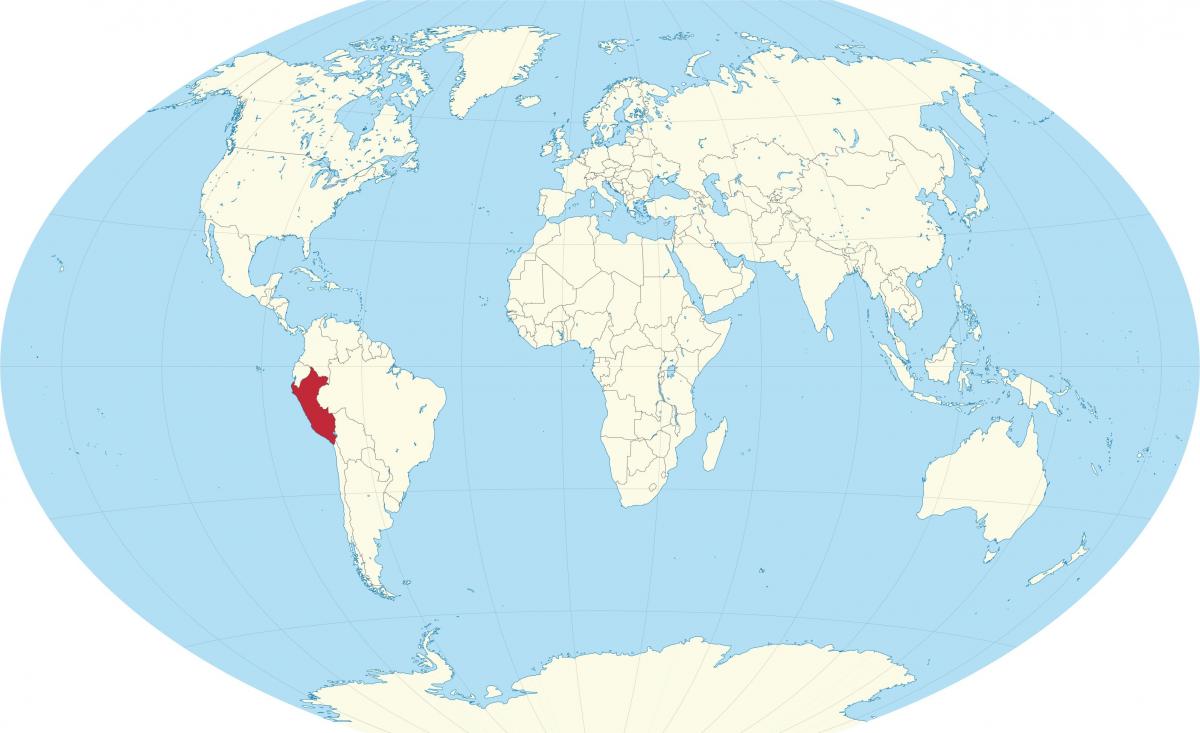 दुनिया के नक्शे दिखा पेरू