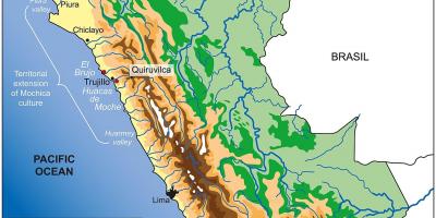 पेरू भूगोल के नक्शे