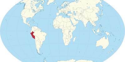 पेरू देश में दुनिया के नक्शे